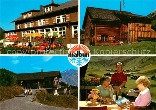 73677429 Malbun Alpenhotel Malbun Engelburg Sareiser Joch Bergrestaurant Panoram