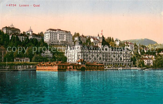 13707046 Luzern  LU Quai am Vierwaldstaettersee