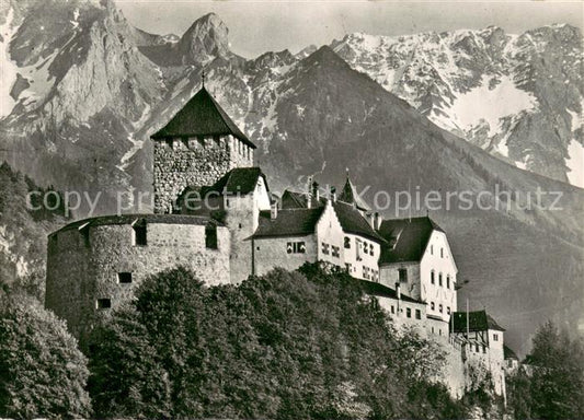 73711035 Vaduz Schloss mit Falknis Raetikon