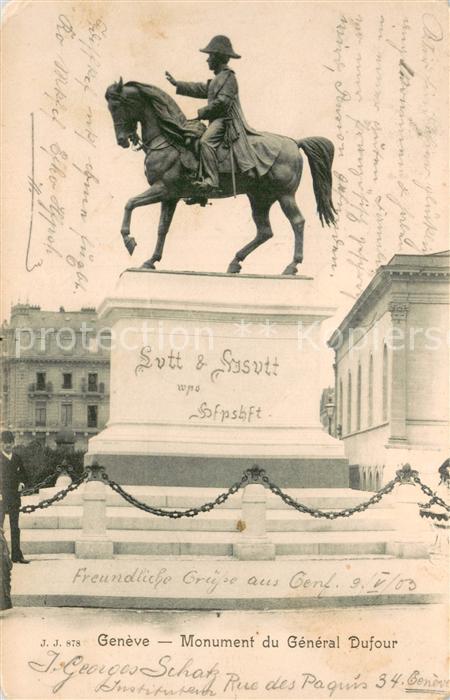 13715877 Genève GE Monument du Général Dufour Genève GE