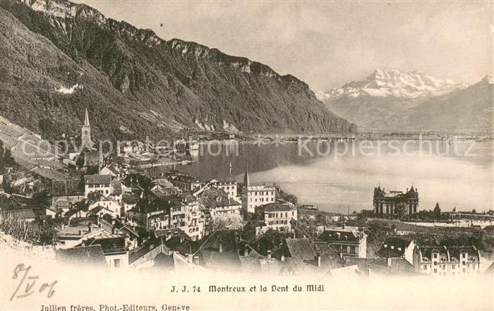 13715885 Montreux VD et la Dent du Midi