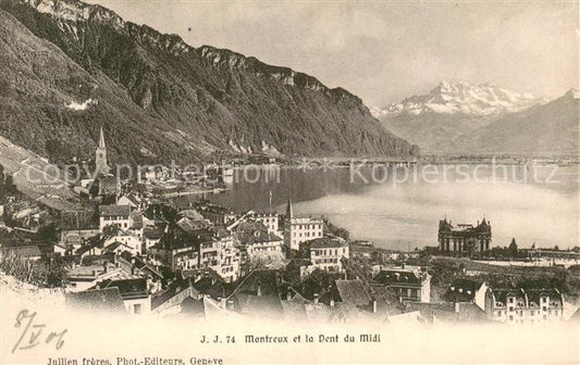 13715885 Montreux VD et la Dent du Midi