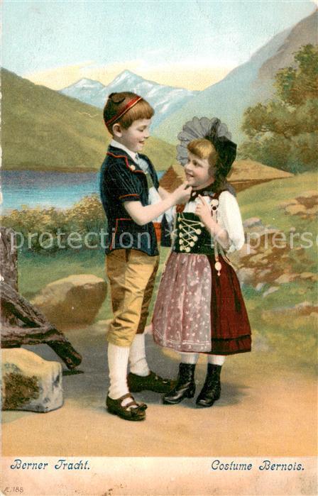 13717869 Bern BE Berner Tracht Costume Enfant Bernois Bern BE