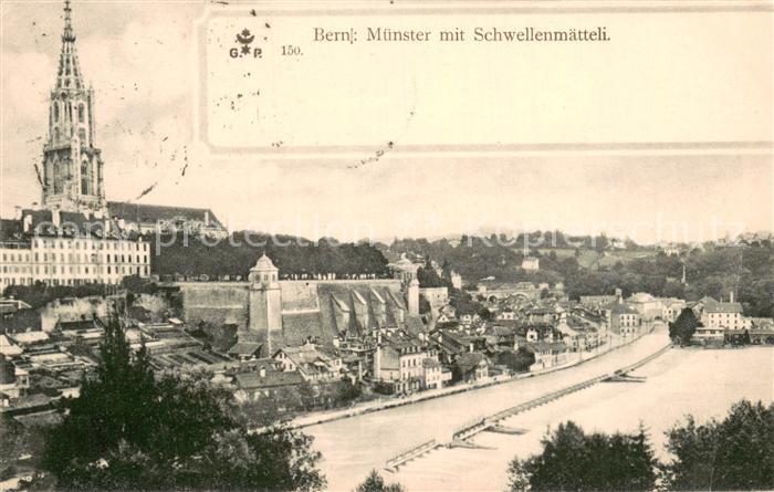 13717956 Bern BE Muenster mit Schwellenmaetteli Bern BE