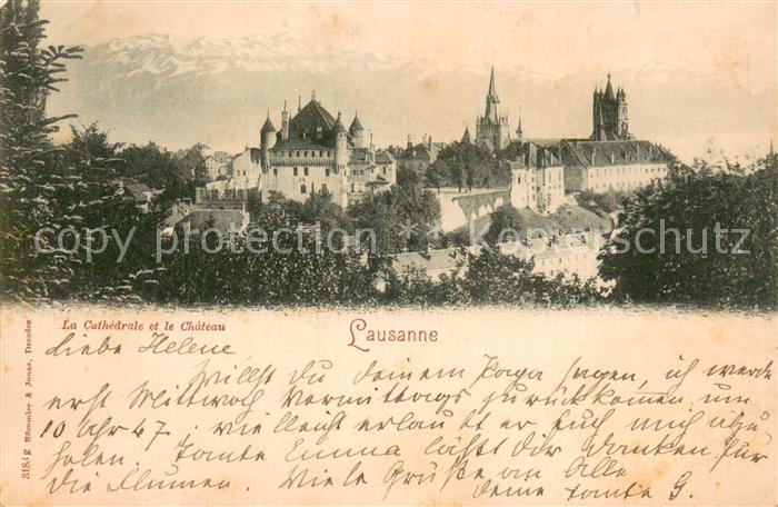 13733929 Lausanne VD La Cathédrale et le Château Lausanne VD