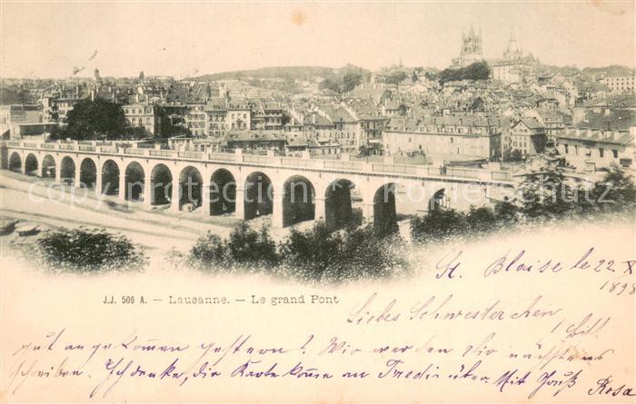 13733935 Lausanne VD Le grand Pont Le Viaduc Lausanne VD