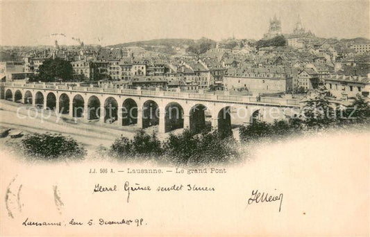 13733936 Lausanne VD Le grand Pont Lausanne VD