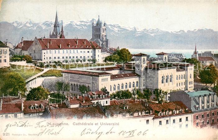 13734328 Lausanne VD Cathédrale et Université de Lausanne VD