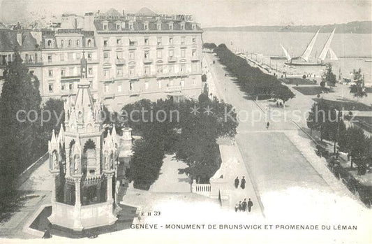 13733420 Genève GE Monument de Brunswick et Promenade du Léman Genève GE