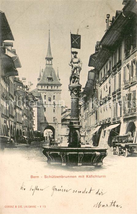 13733740 Bern BE Schuetzenbrunnen à Kaefichbrunnen Bern BE