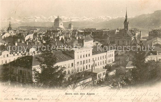 13733778 Bern BE Vue partielle avec les Alpes Bern BE