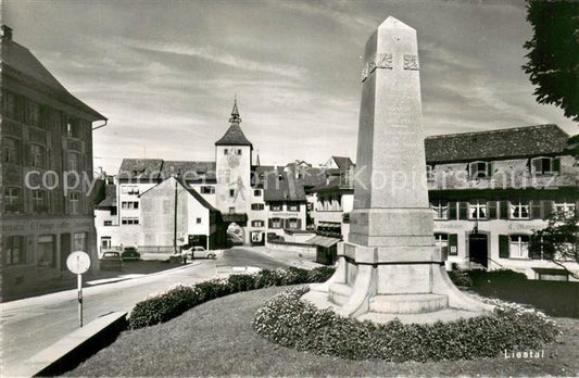 13734035 Liestal BL Teilansicht Obelisk Militaerpost