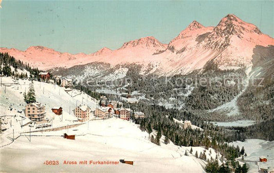 13734779 Arosa GR avec cornes de Furka Arosa GR