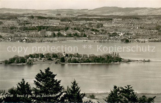 13734823 Insel Ufenau Ufnau Zuerichsee SZ im Zuerichsee Panorama