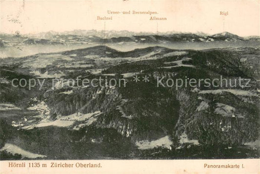 13734837 Hoernli-Kulm 1136m ZH Zuericher Oberland avec Bachtel Urner et Berneral