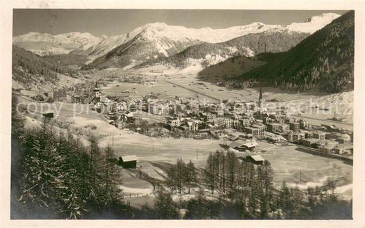 13735358 Davos GR Panorama Militaerpost