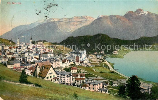 13735359 St Moritz GR Panorama St Moritz GR