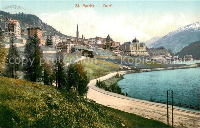 13735364 St Moritz Dorf GR Panorama St Moritz Dorf GR