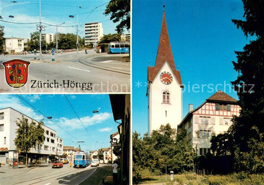 13735396 Hoengg Zuerich Strassenpartien Kirche