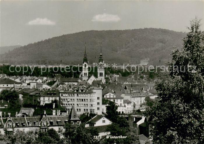 13735420 Winterthur  ZH Panorama mit Kirche