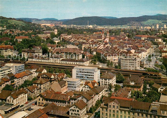 13735426 Winterthur  ZH Blick von der 22. Etage des Sulzer Hochhauses auf die St