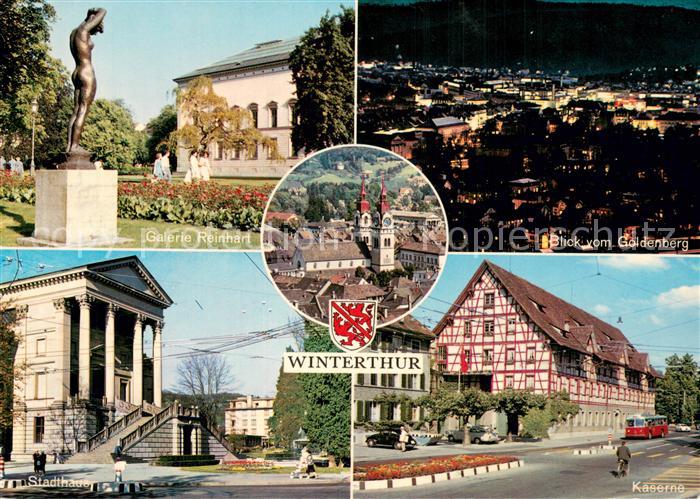 13735448 Winterthur  ZH Galerie Reinhart Blick vom Goldenberg Stadthaus Kaserne