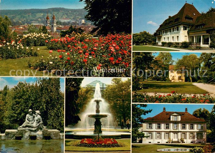 13735453 Winterthur  ZH Rosengarten Haus am Roemerholz Barockhaeuschen im Stadtp