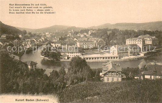 13736011 Baden  AG Sanatorium Panorama