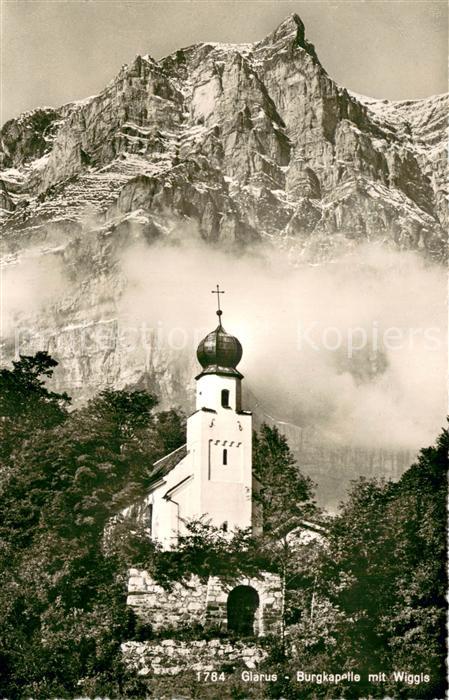 13737307 Glarus GL Burgkapelle mit Wiggis