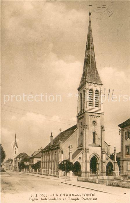 13738506 La Chaux-de-Fonds NE Eglise Independante et Temple Protestant