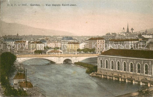 13738514 Geneve GE Vue depuis Saint Jean