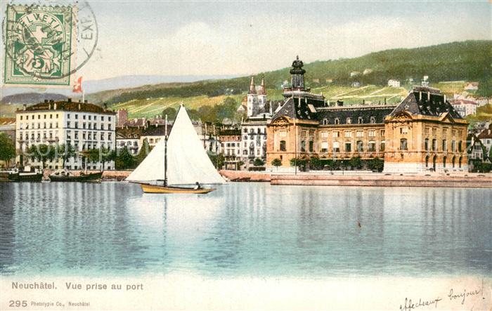 13738552 Neuchâtel NE Vue prise au port Neuchâtel NE