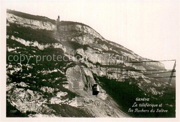 13738645 Geneve GE Le teleferique et les Rochers du Saleve