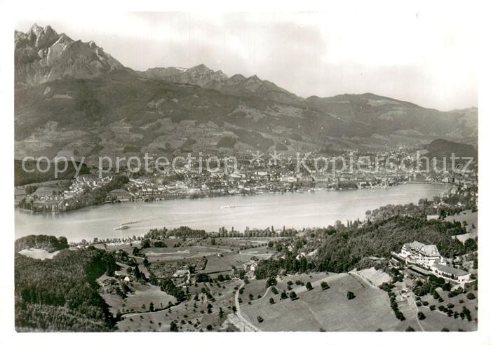 13739214 Luzern  LU Kurhaus Sonn Matt Fliegeraufnahme