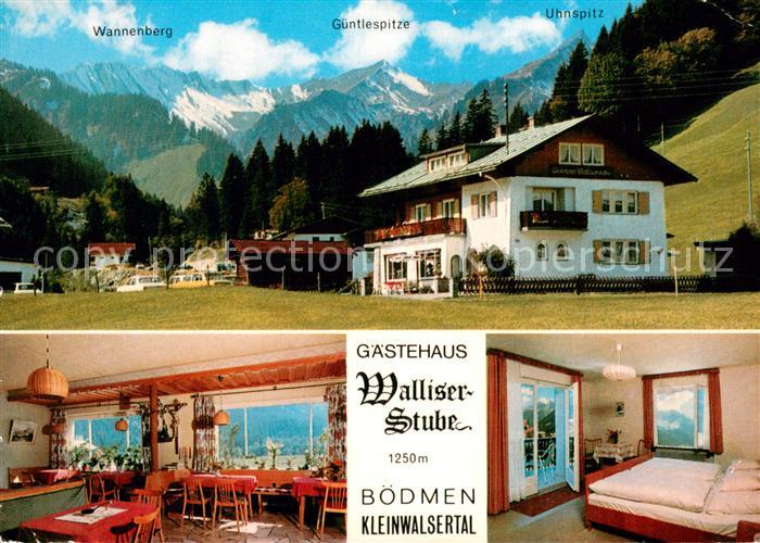 73747535 Boedmen Gaestehaus Walliser Stube Gastraum Zimmer