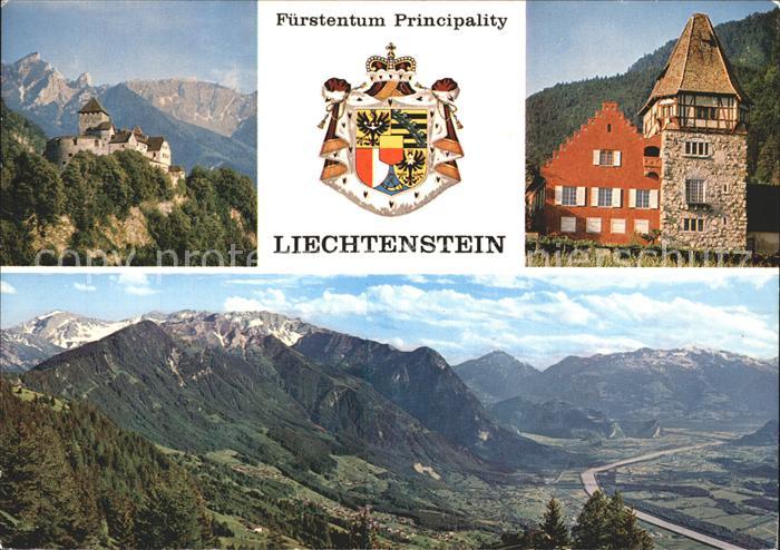 72346597 Liechtenstein  Schloss Vaduz Rotes Haus