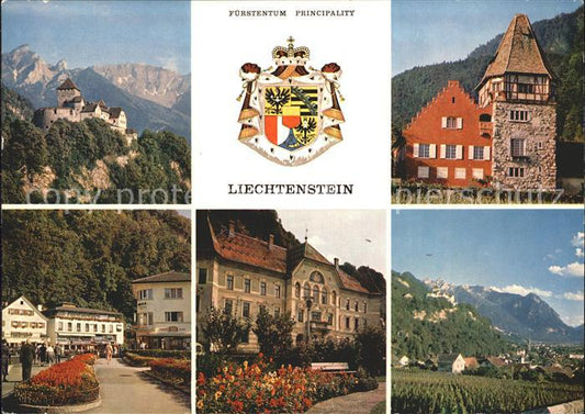 72347565 Liechtenstein  Fuerstentum Schloss Vaduz Rotes Haus