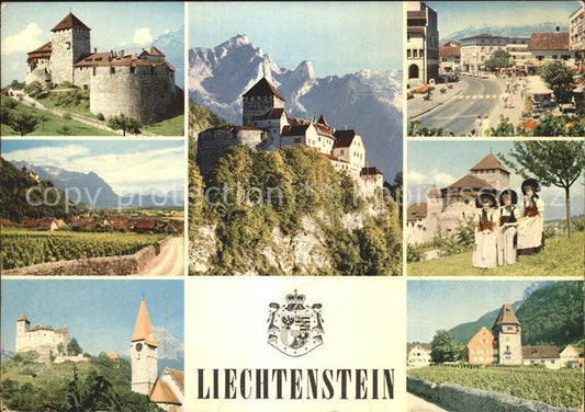 72347569 Liechtenstein  Fuerstentum Schloss Vaduz