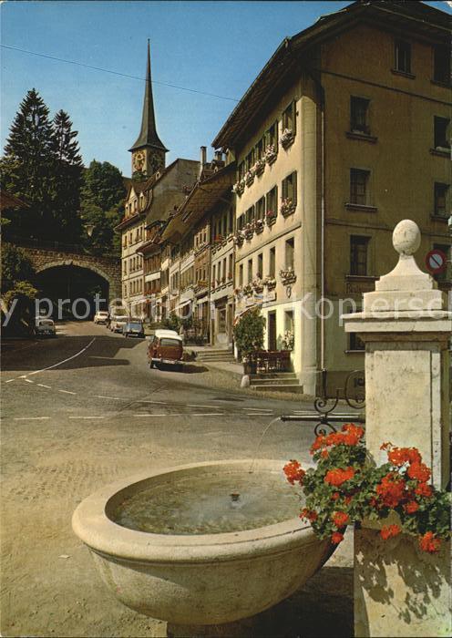 12413989 Burgdorf Bern Metzgergasse Brunnen