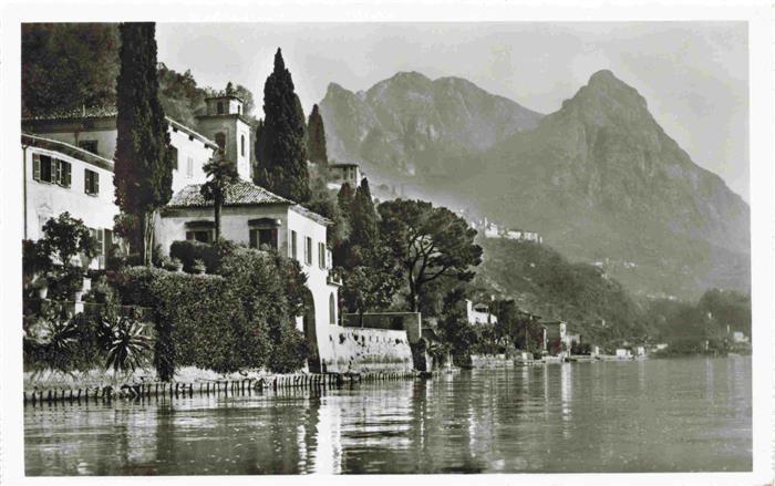 13978024 Oria__Lago_di_Lugano_TI Haeuserpartien am Ufer