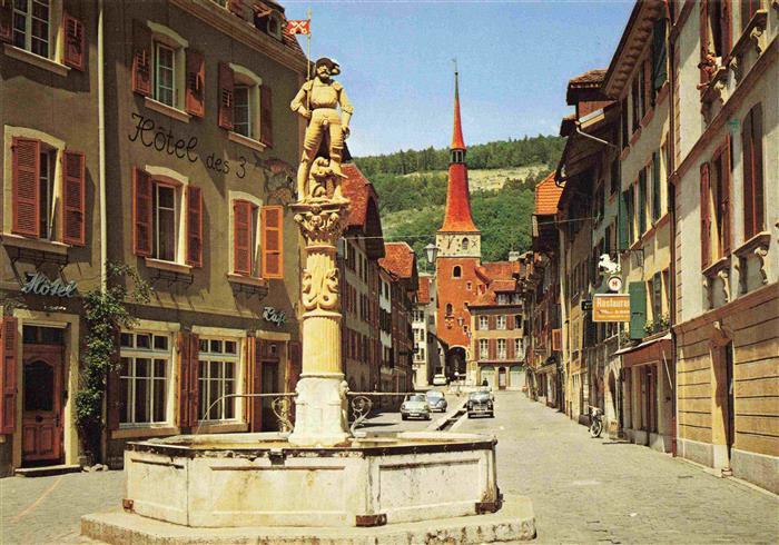 13978914 La_Neuveville_Bielersee_Preles_BE Fontaine Vieille Ville