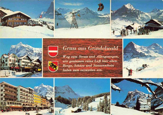 13979047 Grindelwald_BE Teilansichten Wintersportplatz Berner Alpen