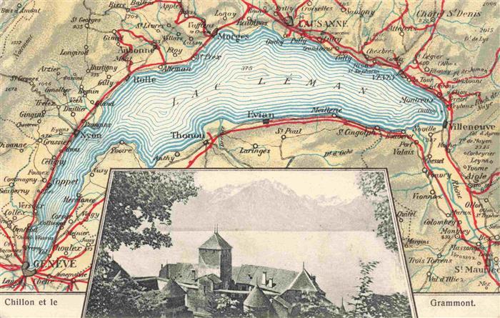 13979064 CHILLON_Chateau_de_Montreux_VD et le Plan de Grammont du Lac Léman et de l'U