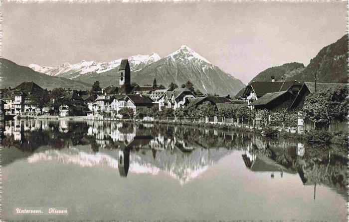 13979068 Unterseen_Interlaken_BE Vue du lac en direction du Niesen