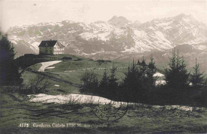 13979073 Gaebris_1251m_AR Auberge de montagne avec Alpstein