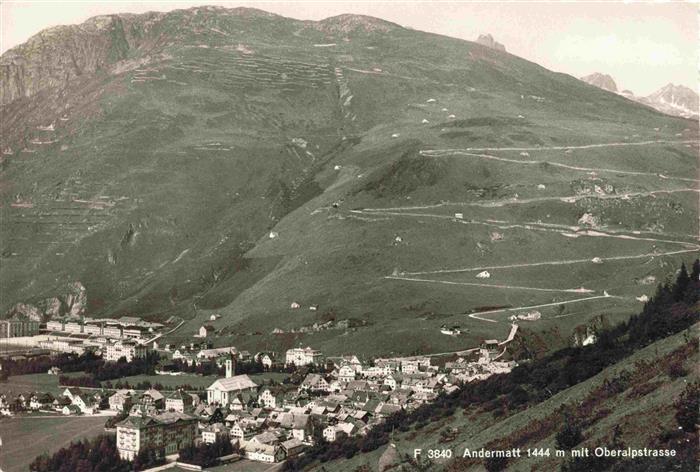 13979163 Andermatt_UR Panorama avec Oberalpstrasse