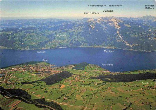 13979476 Niesen_2362m_BE Panorama Blick vom Niesen auf den Thunersee