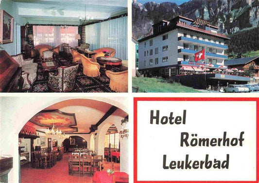 13979478 Leukerbad_Loueche-les-Bains_VS Hotel Roemerhof Restaurant Aufenthaltsra