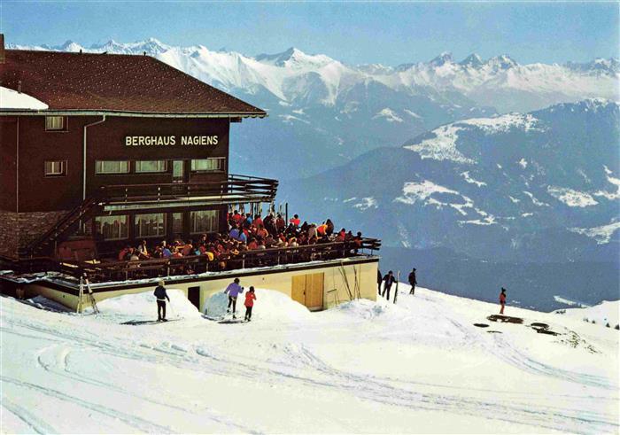 13979484 Flims_GR Berghaus Nagiens avec vue sur les montagnes de l'Engadine