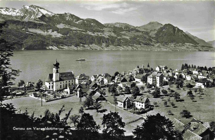 13979216 Gersau_Vierwaldstaettersee_SZ Fliegeraufnahme